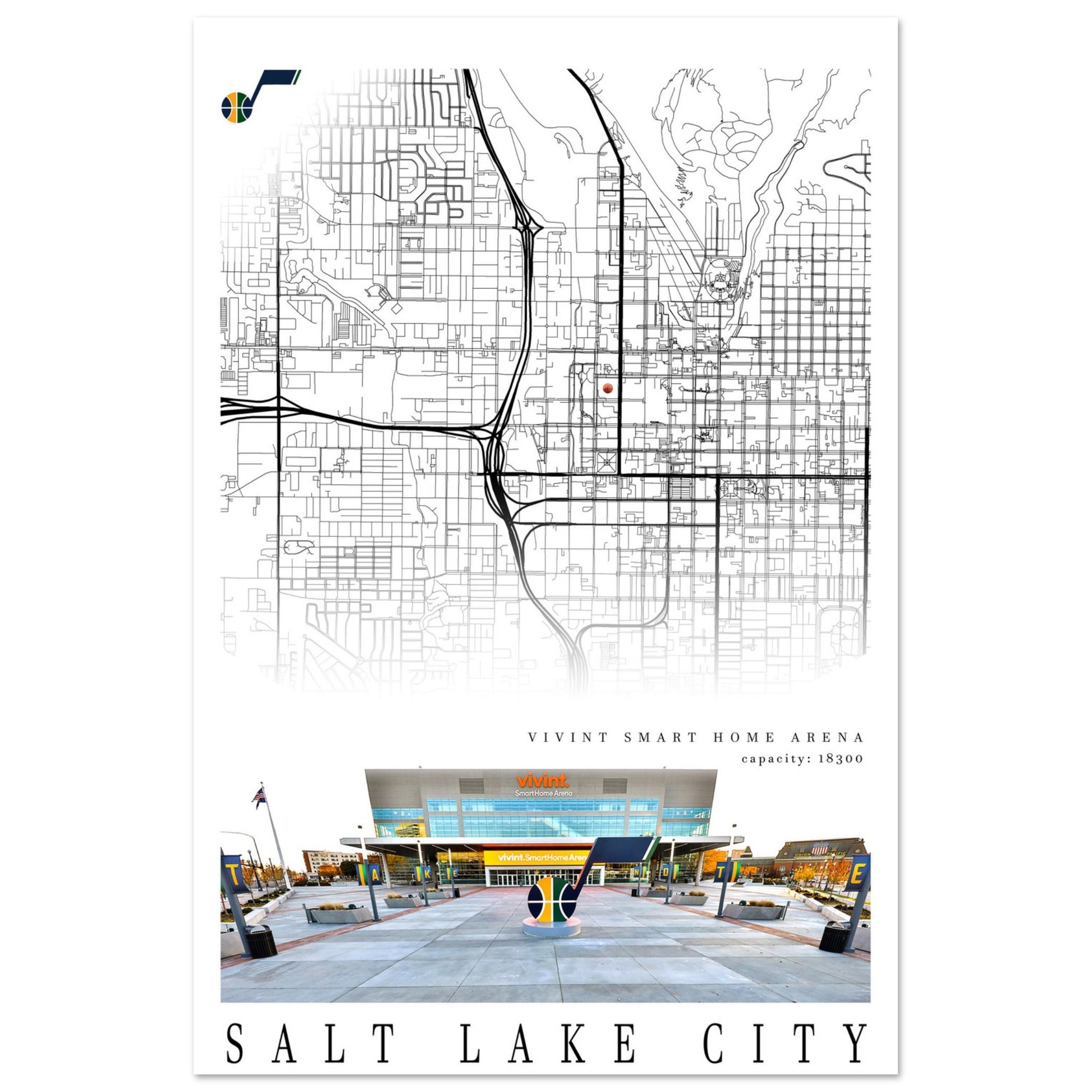 a map of salt lake city, utah