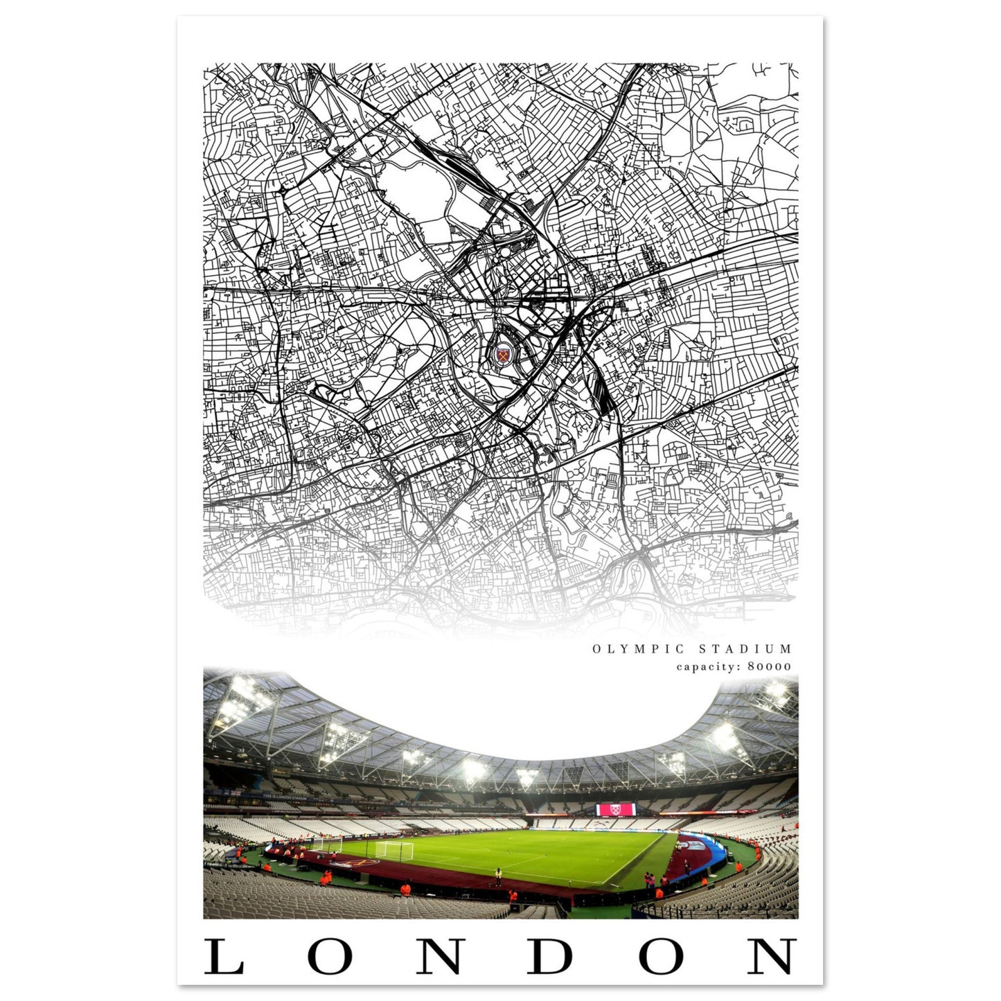 Map of London - Olympic Stadium