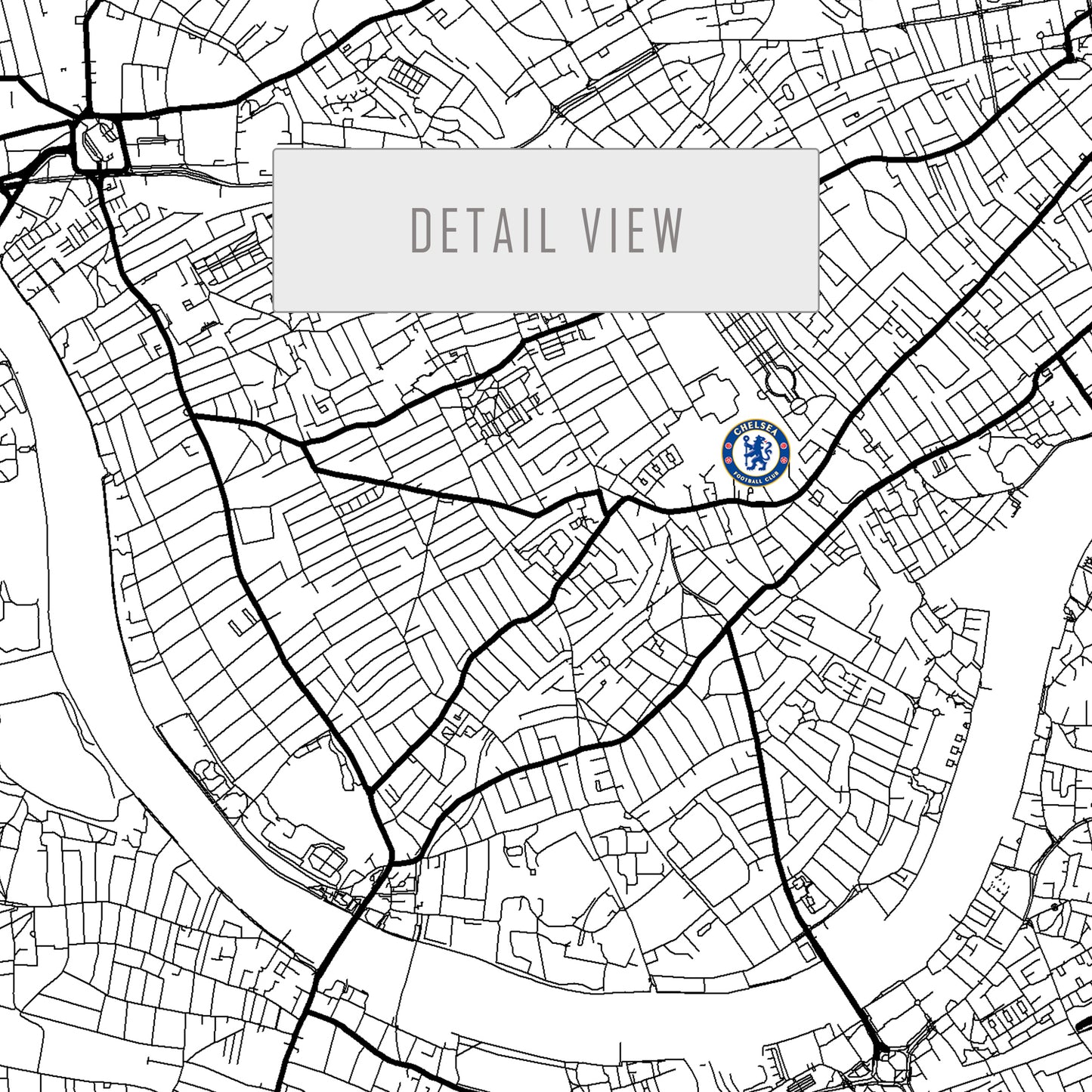 Map of London- Stamford Bridge