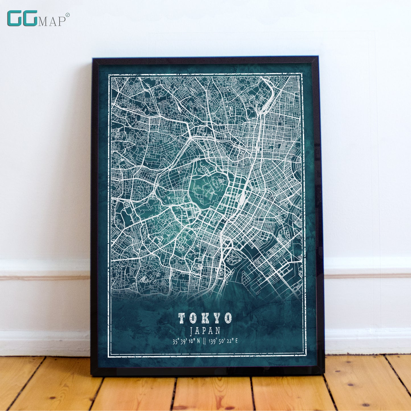 City map of Tokyo - 東京の市内地図