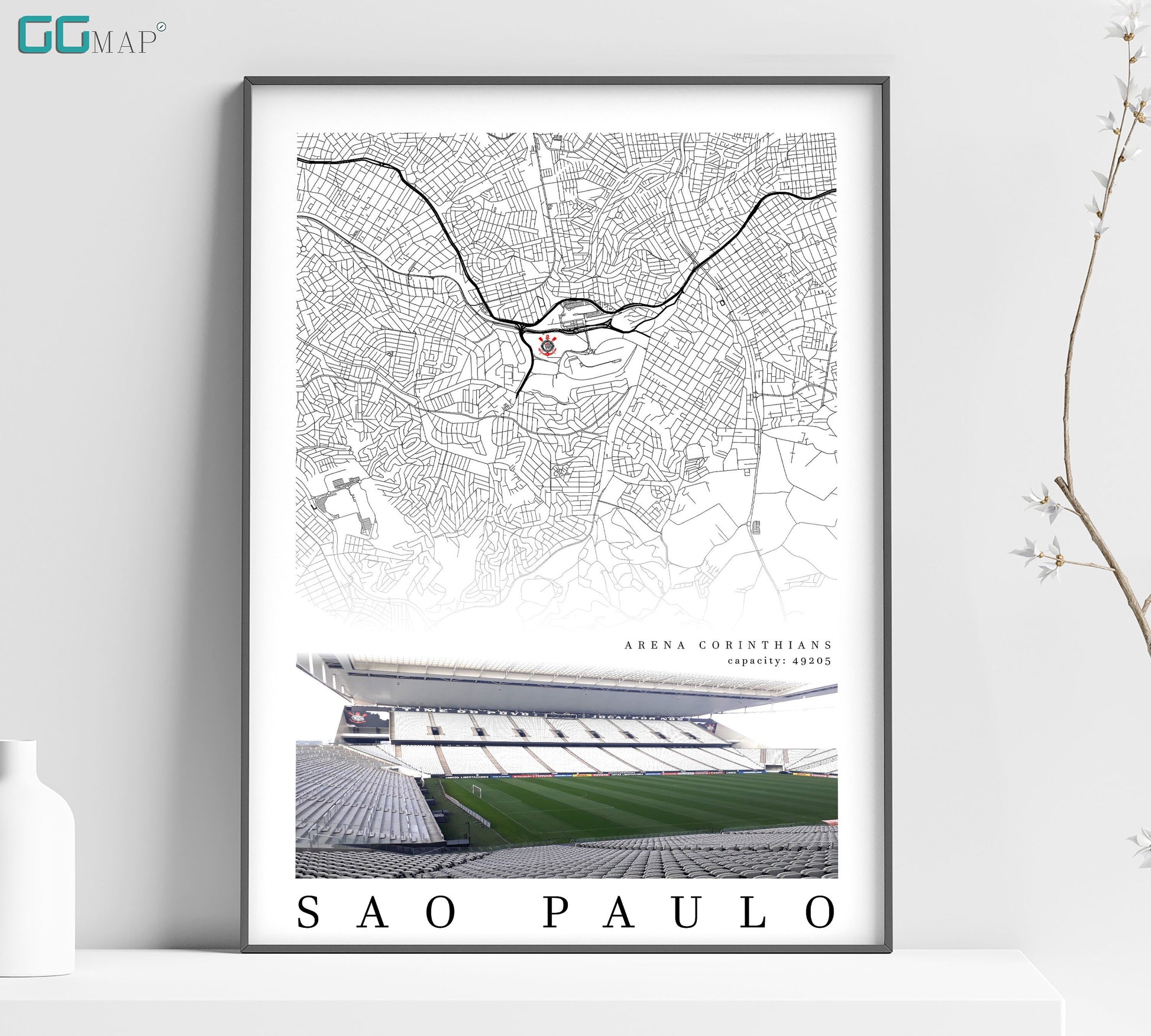 a map of the stadium of sao paulo