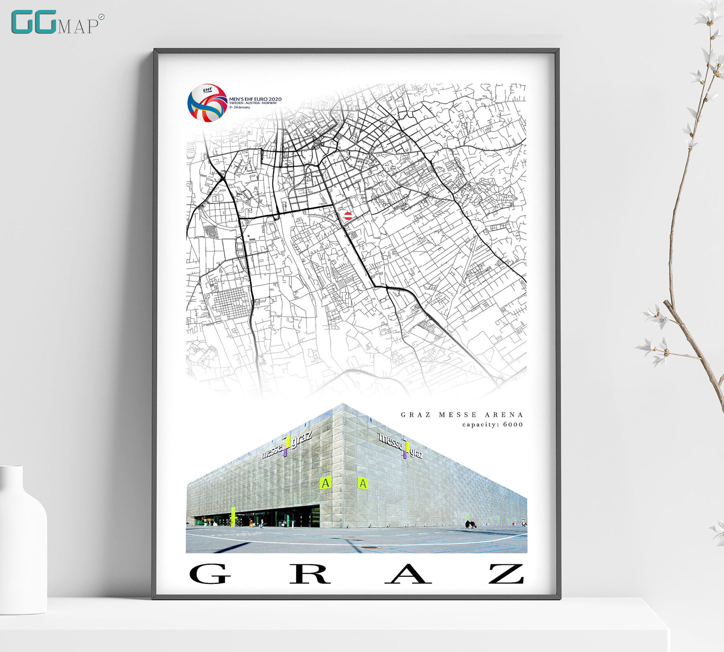 a map of the city of graz