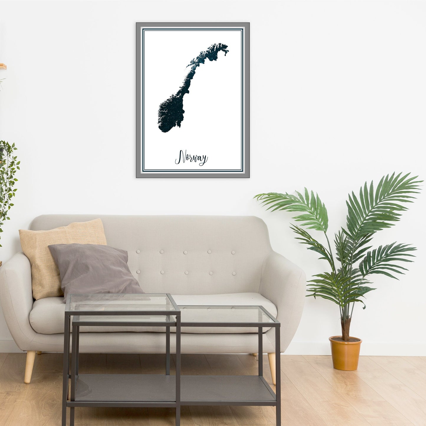 NORWAY map - Norway stars map - Travel poster - Home Decor - Wall decor - Office map - Norway gift - GeoGIS studio