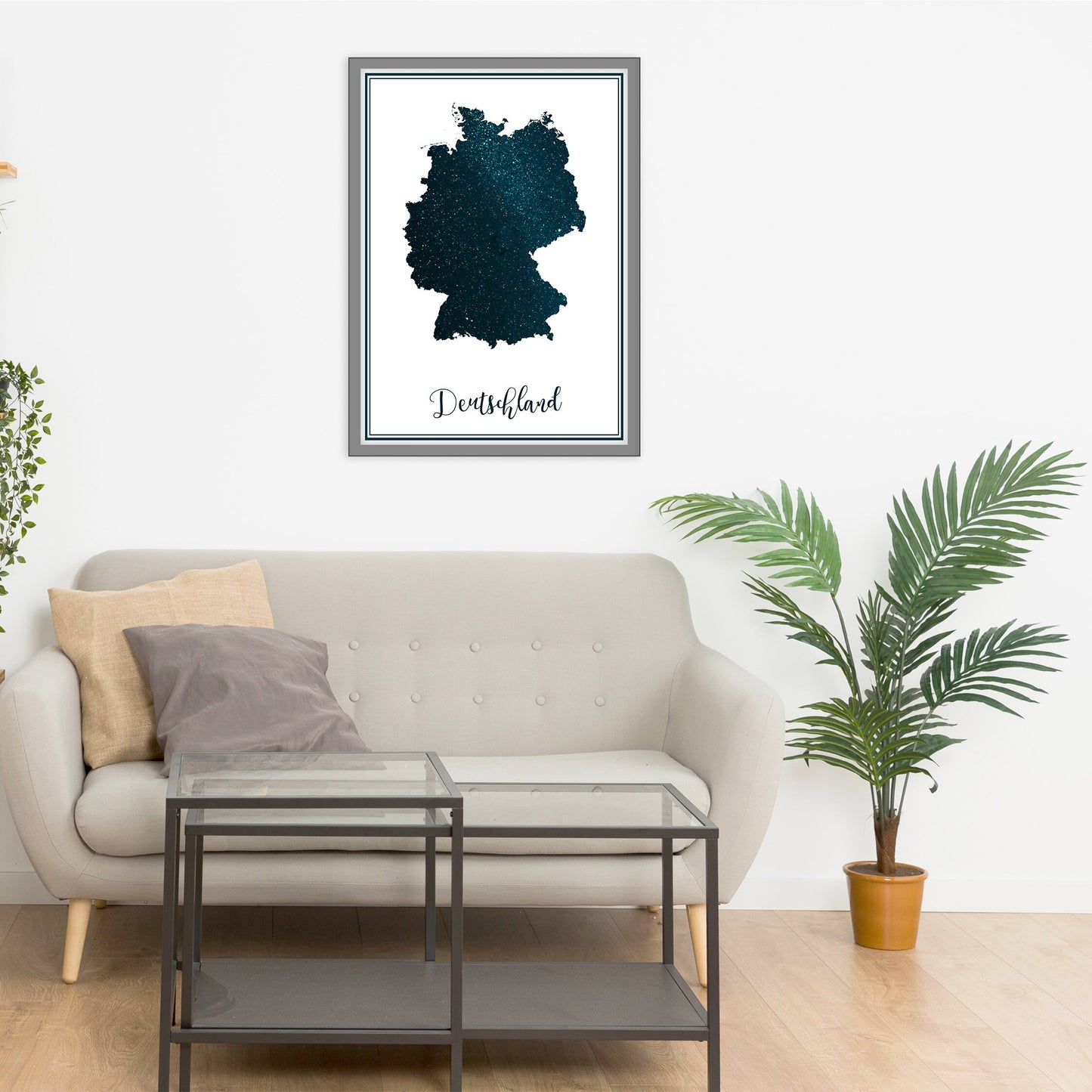 DEUTSCHLAND map - Deutschland stars map - Travel poster - Home Decor - Wall decor - Office map - Deutschland gift - GeoGIS studio