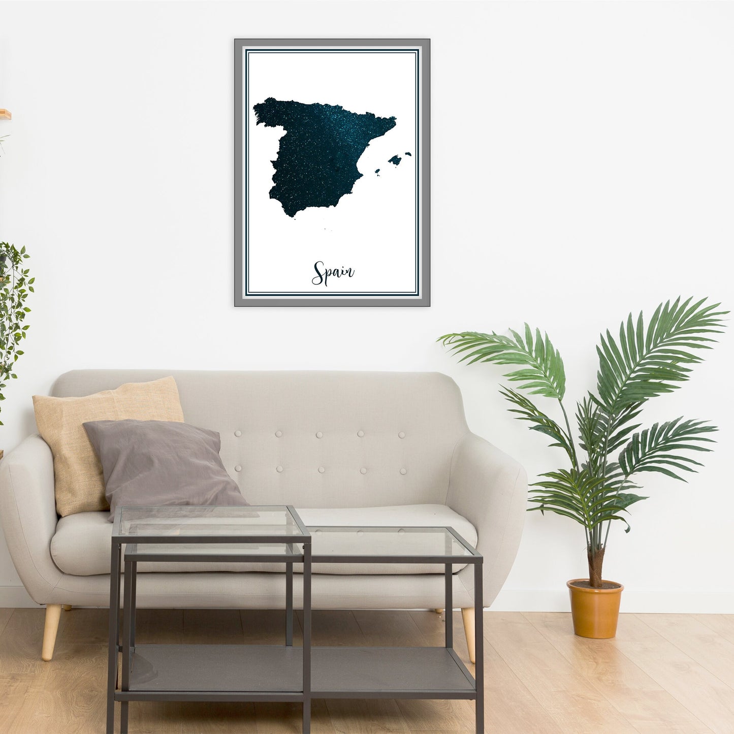 SPAIN map - Spain stars map - Travel poster - Home Decor - Wall decor - Office map - Spain gift - GeoGIS studio