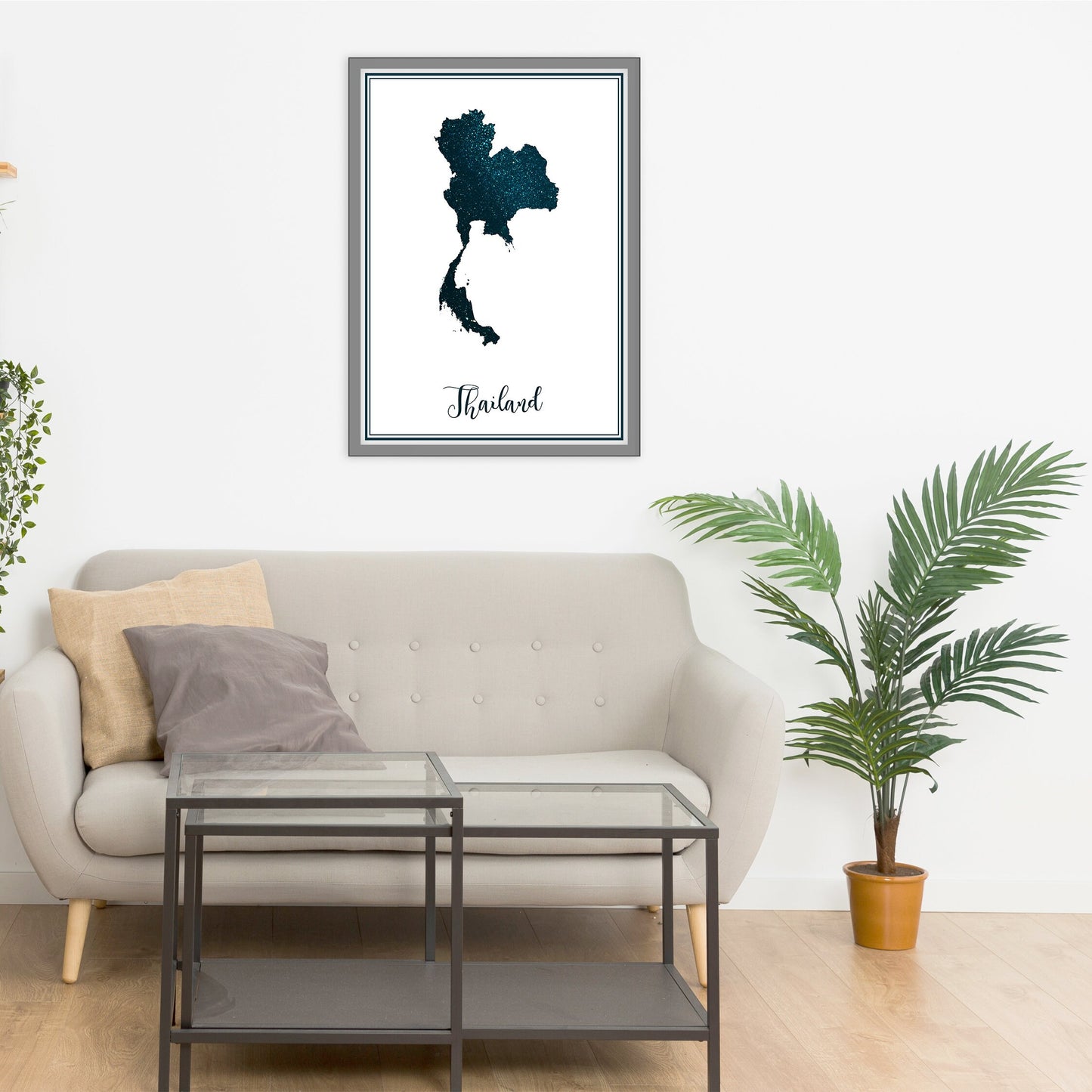 THAILAND map - Thailand stars map - Travel poster - Home Decor - Wall decor - Office map - Thailand gift - GeoGIS studio