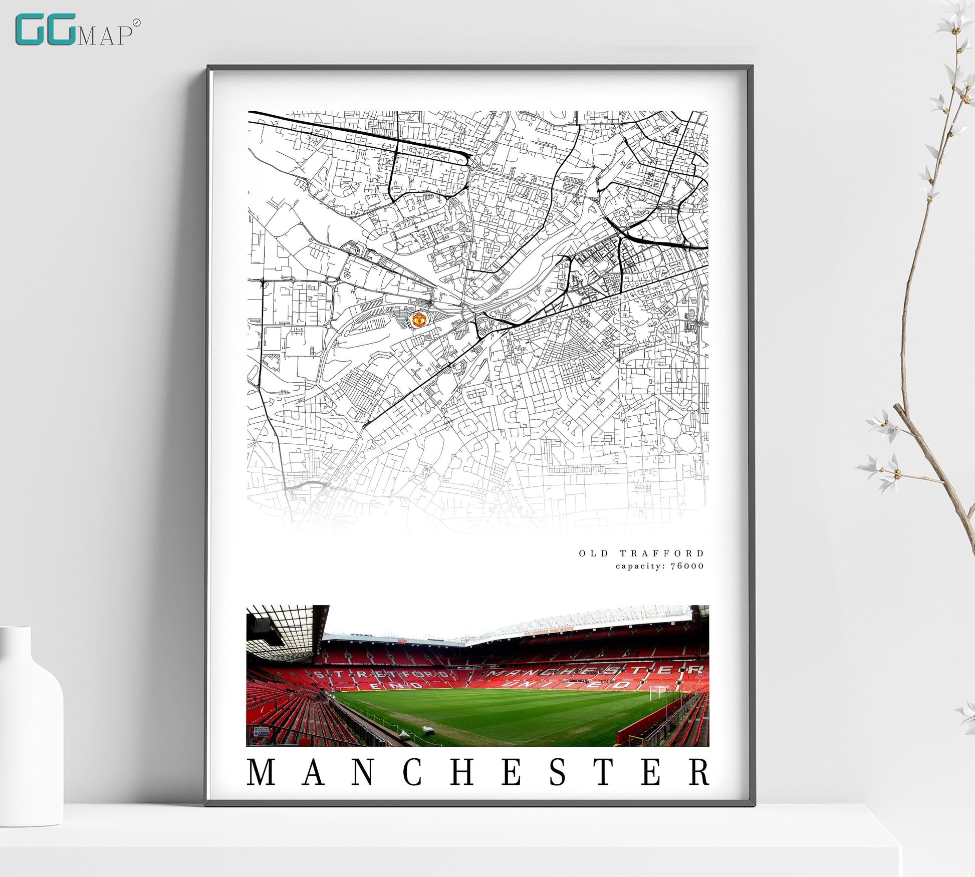 a map of manchester with a white background