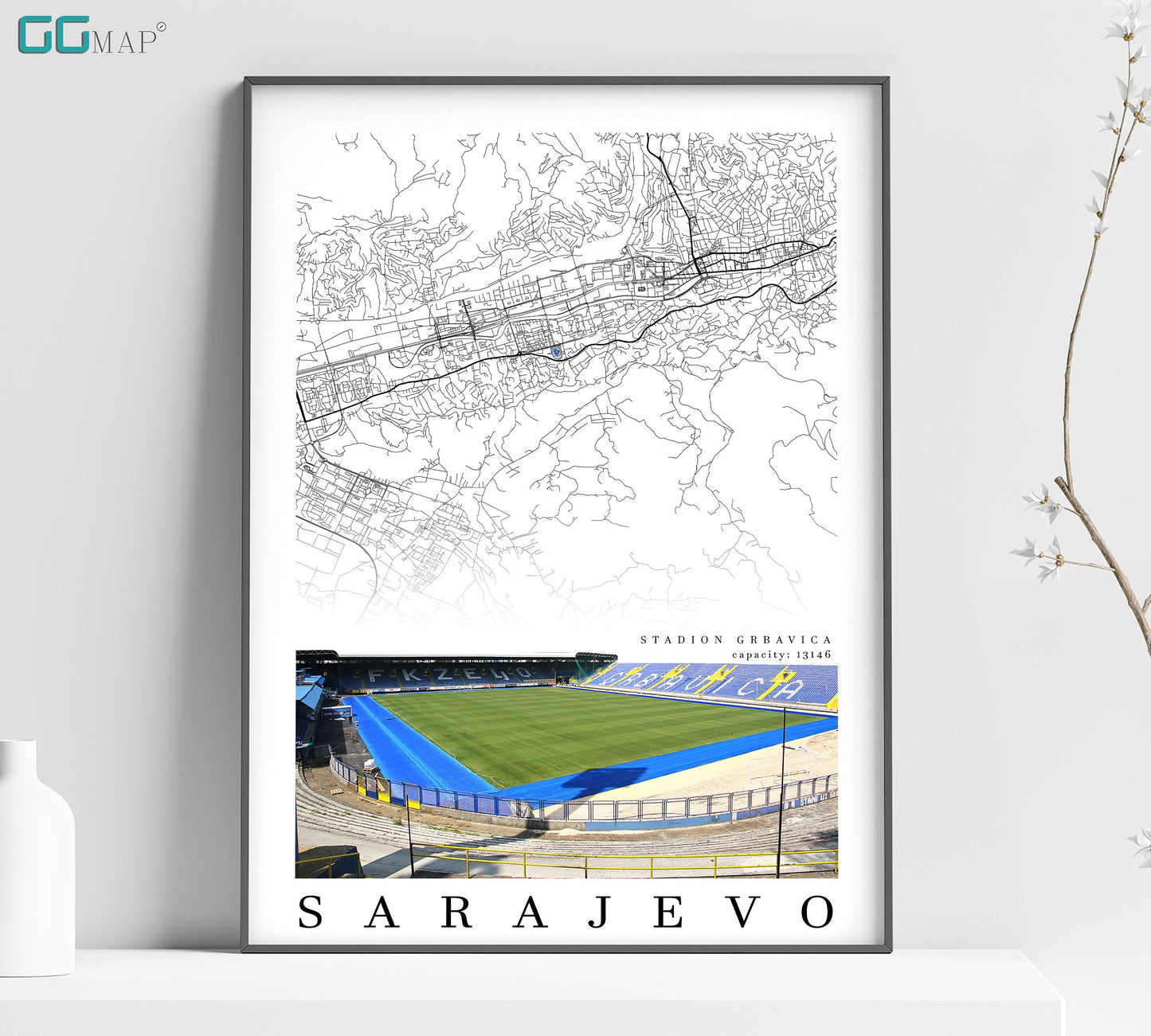 a picture of a stadium with a map of the stadium