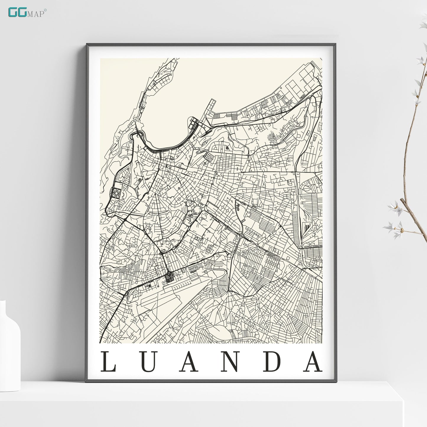 a map of the city of luandaa