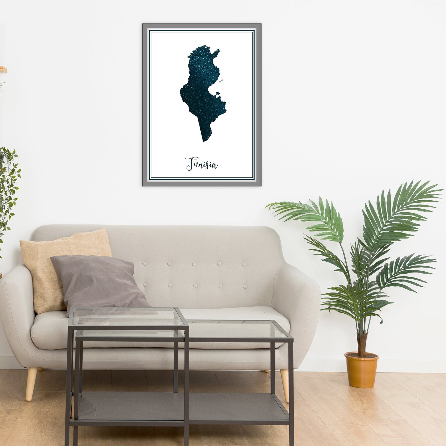 TUNISIA map - Tunisia stars map - Travel poster - Home Decor - Wall decor - Office map -Tunisia gift - GeoGIS studio