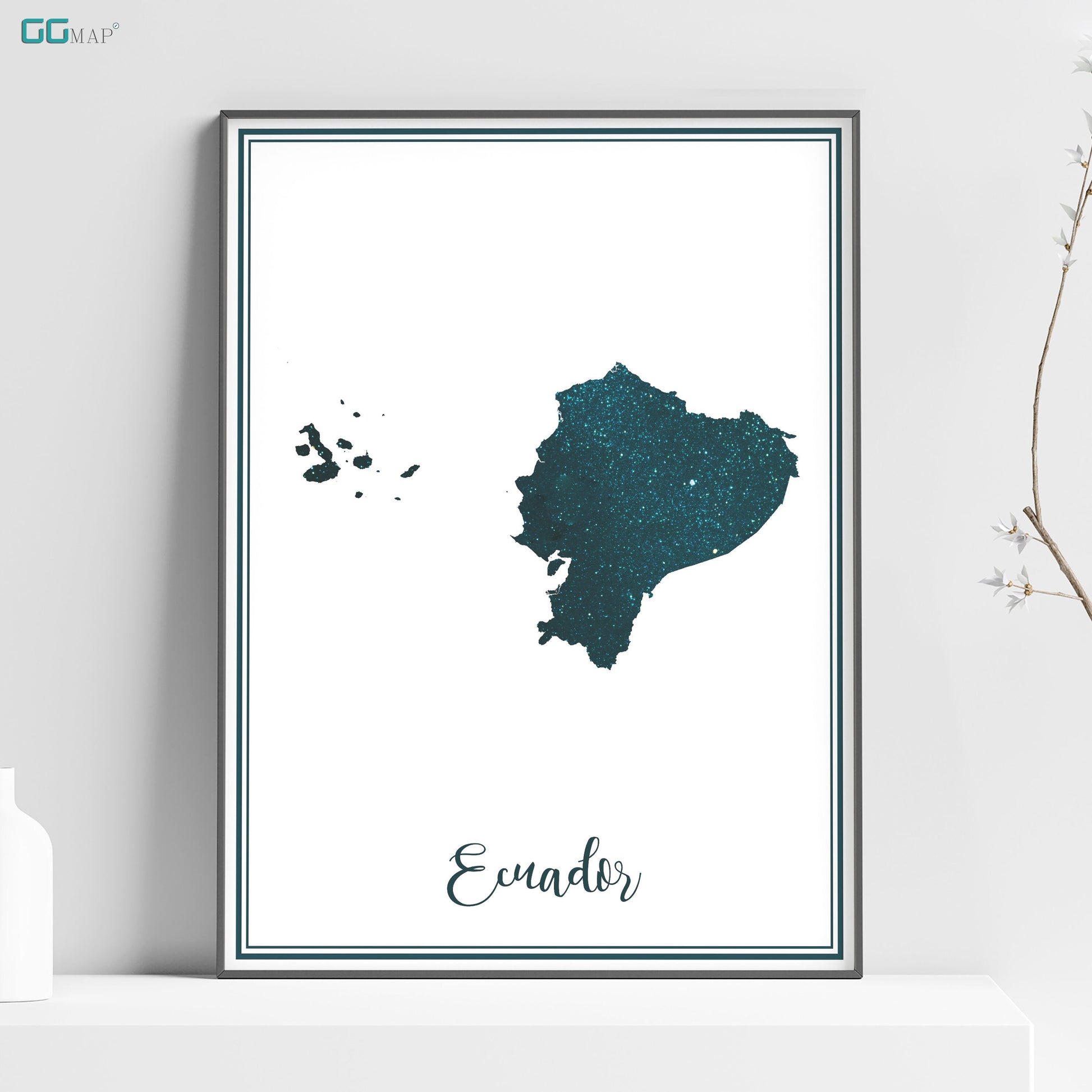 a poster with a map of the country of venezuela