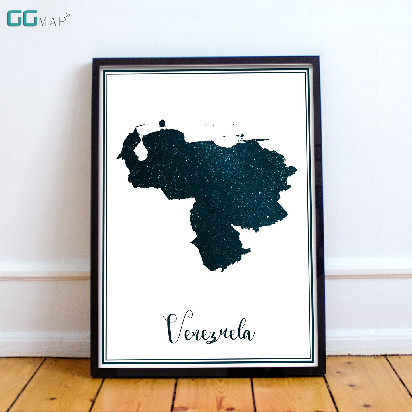 VENEZUELA map - Venezuela stars map - Venezuela Travel poster - Home Decor - Wall decor - Office map - Venezuela gift - GeoGIS studio