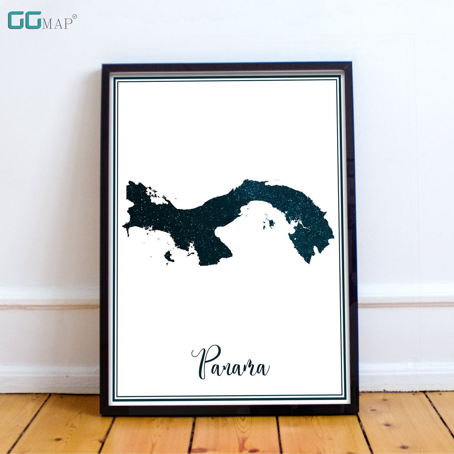 PANAMA map - Panama stars map - Panama Travel poster - Home Decor - Wall decor - Office map - Panama gift - GeoGIS studio