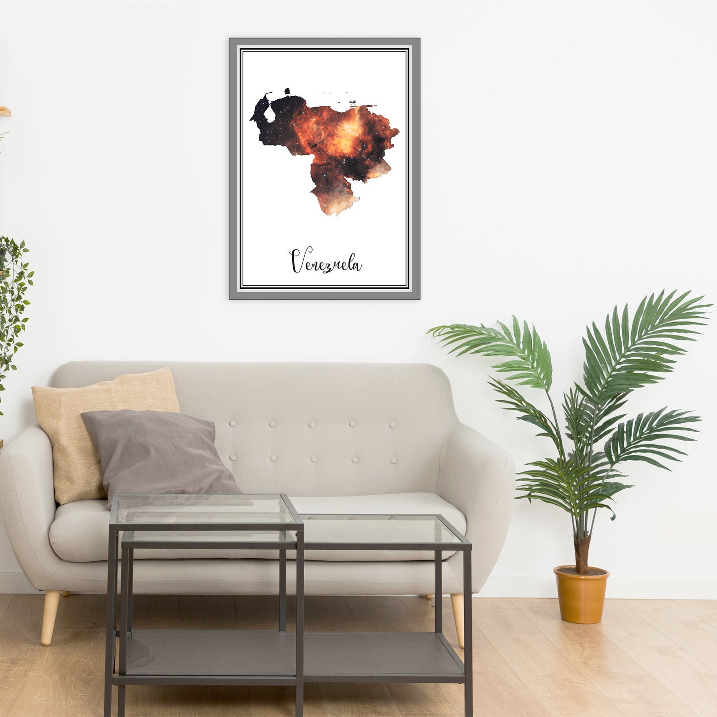 VENEZUELA map - Venezuela Omega nebula map - Travel poster - Wall decor - Office map - Venezuela gift - GGmap - Venezuela poster