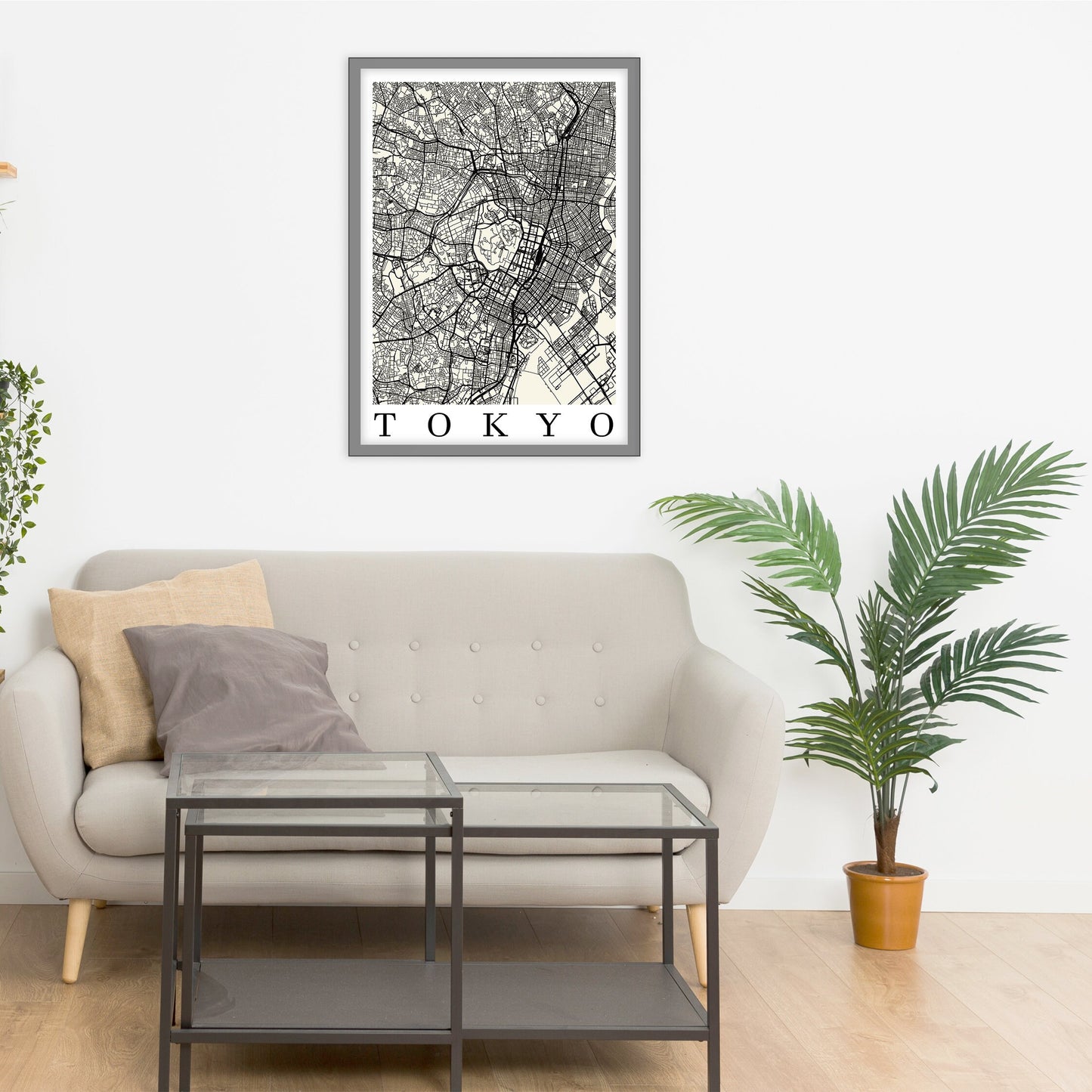 City map of TOKYO - Home Decor - Wall decor - Office map - Travel map - Print map - Poster city map - Tokyo map - GeoGIS Studio