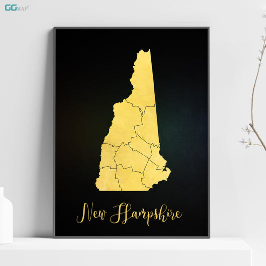 a poster of the state of new hampshire