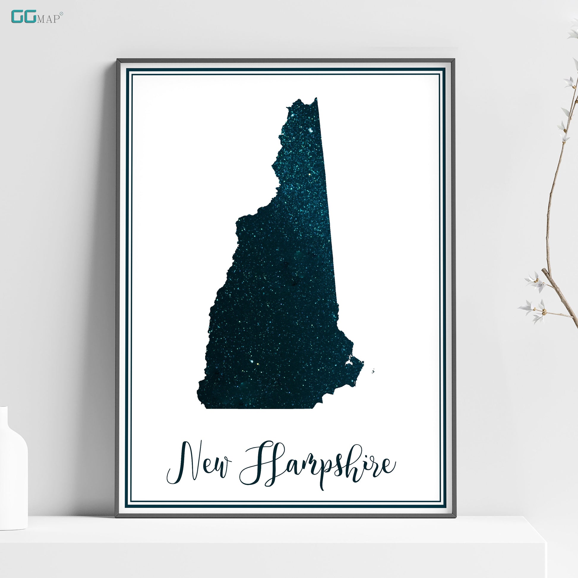 a poster of the state of new hampshire