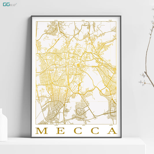 a map of the city of meccca