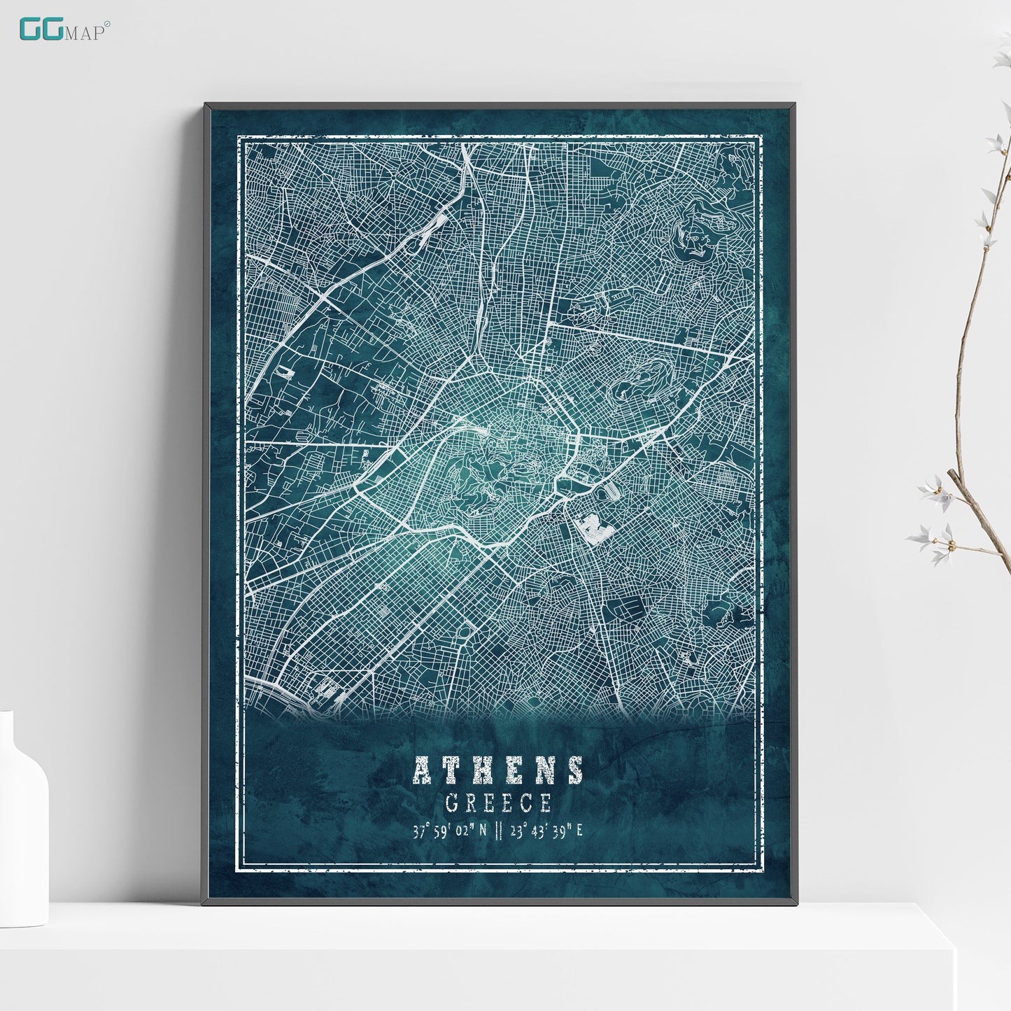 a map of the city of athen's