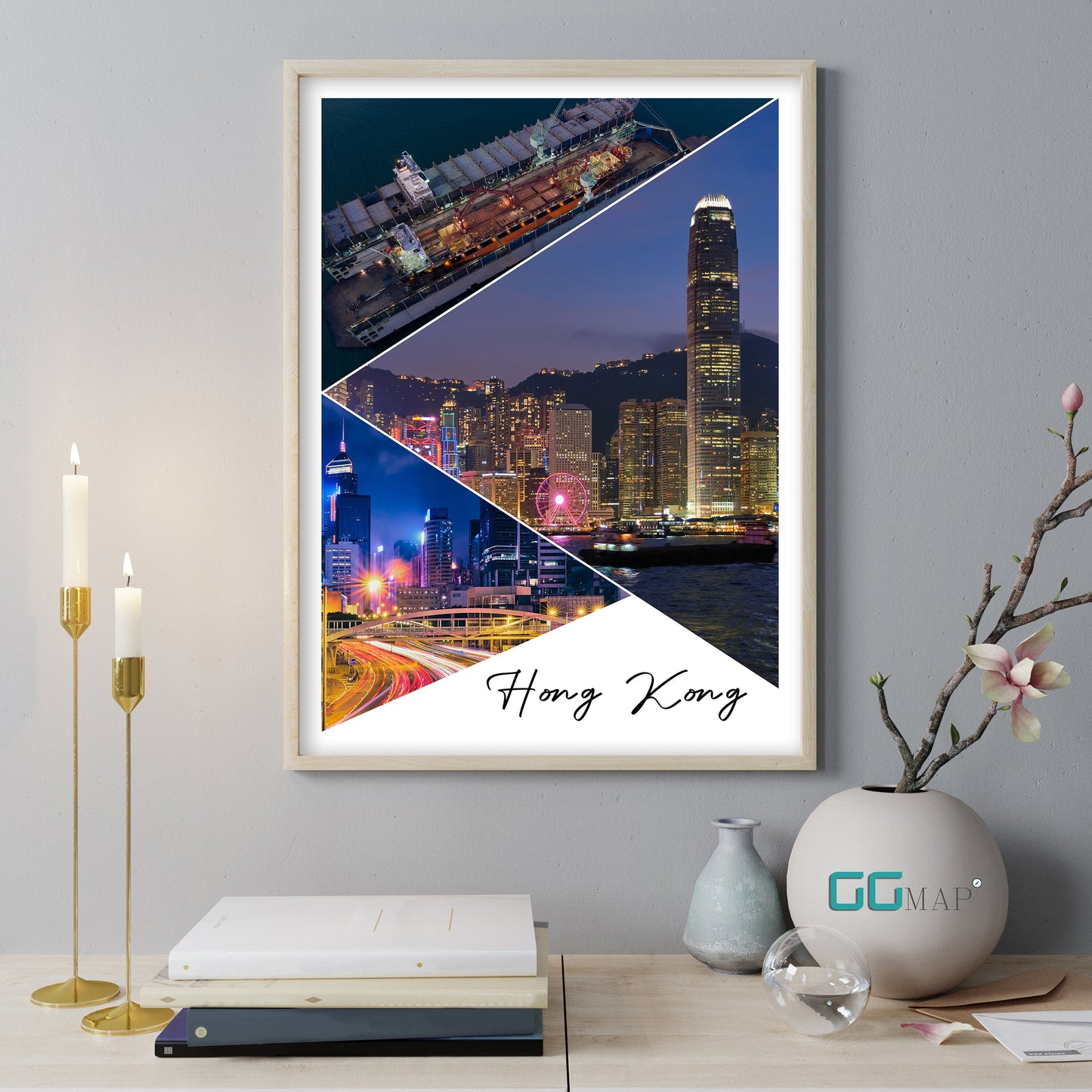 HONG KONG Story - Hong Kong poster - Wall art - Home decor - Digital Print