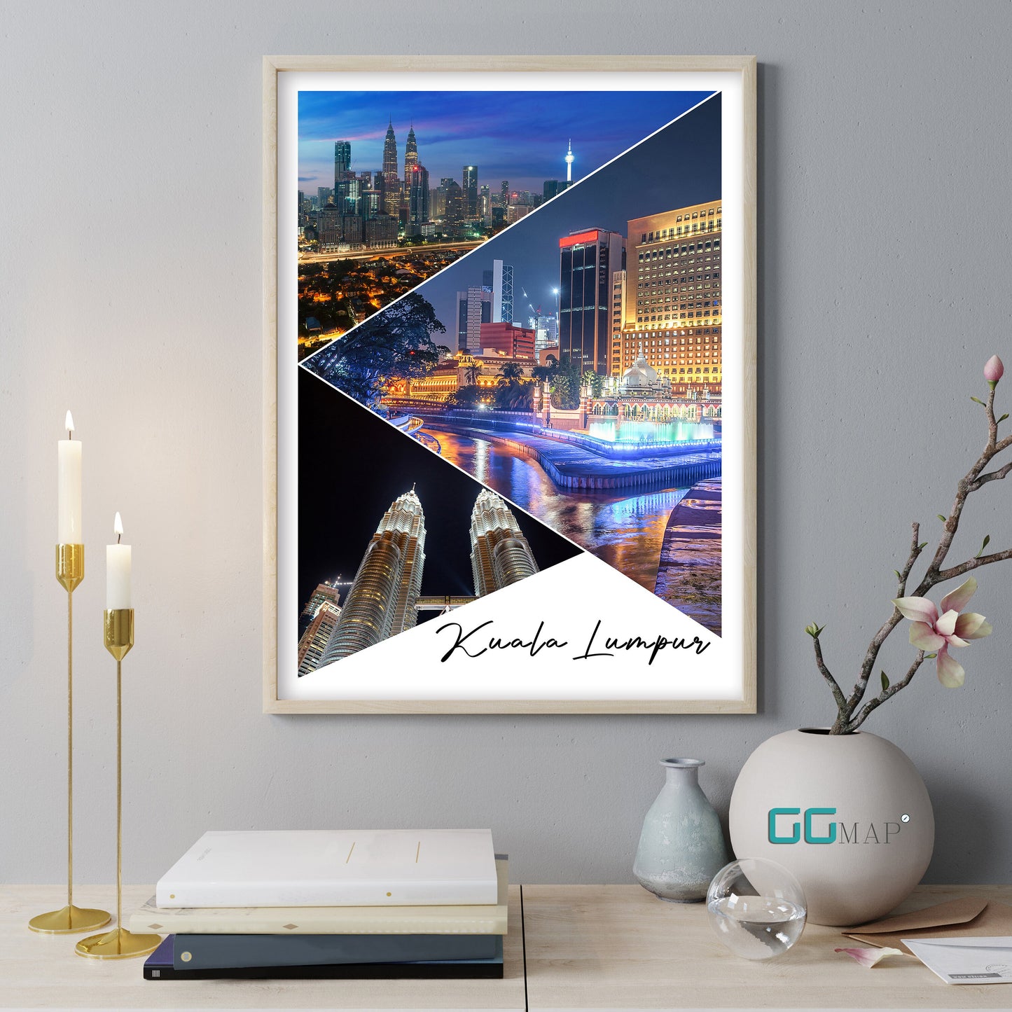 KUALA LUMPUR Story - Kuala Lumpur poster - Wall art - Home decor - Digital Print -