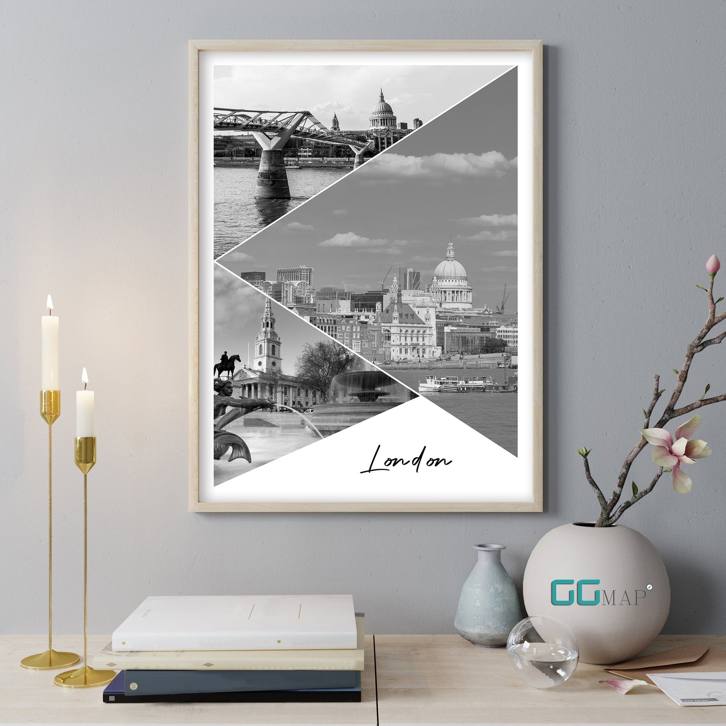 LONDON Story - London poster - Wall art - Home decor - Digital Print -