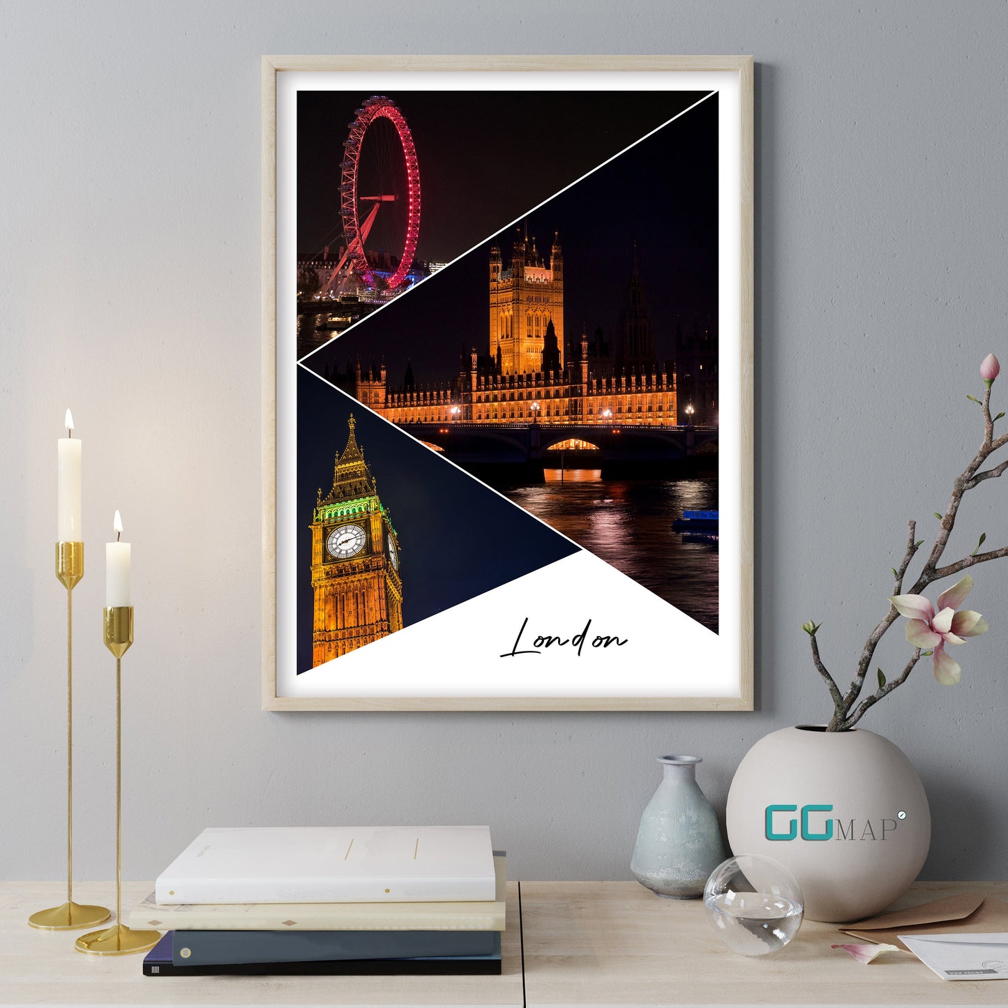 LONDON Story - London poster - Wall art - Home decor - Digital Print -