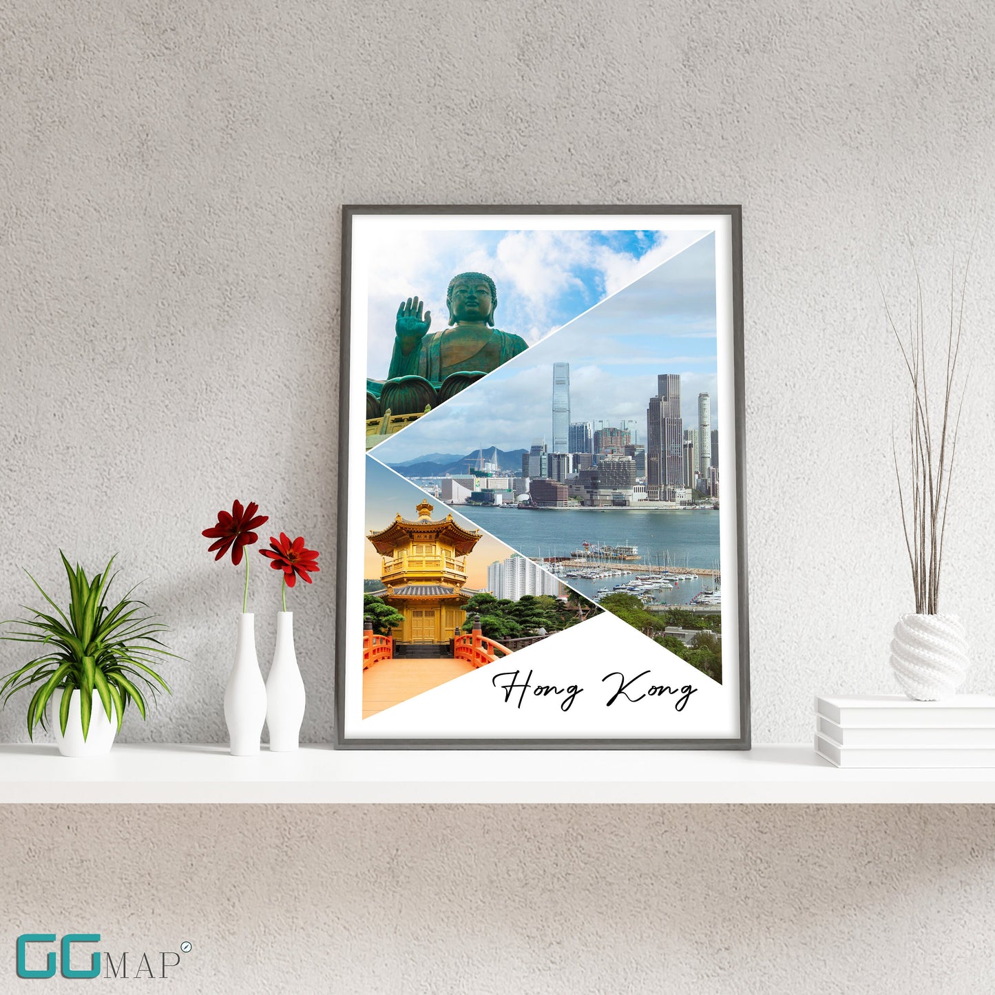 HONG KONG Story - Hong Kong poster - Wall art - Home decor - Digital Print