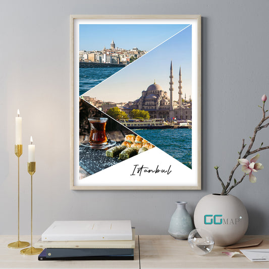 ISTANBUL Story - Istanbul poster - Wall art - Home decor - Digital Print -