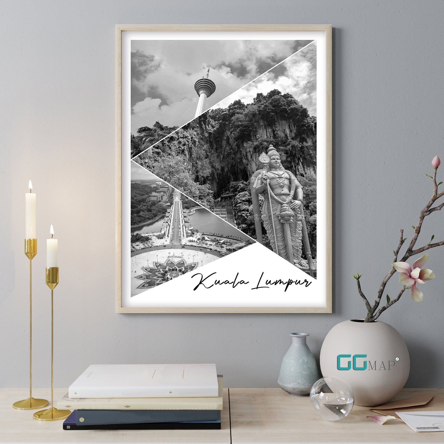 KUALA LUMPUR Story - Kuala Lumpur poster - Wall art - Home decor - Digital Print -