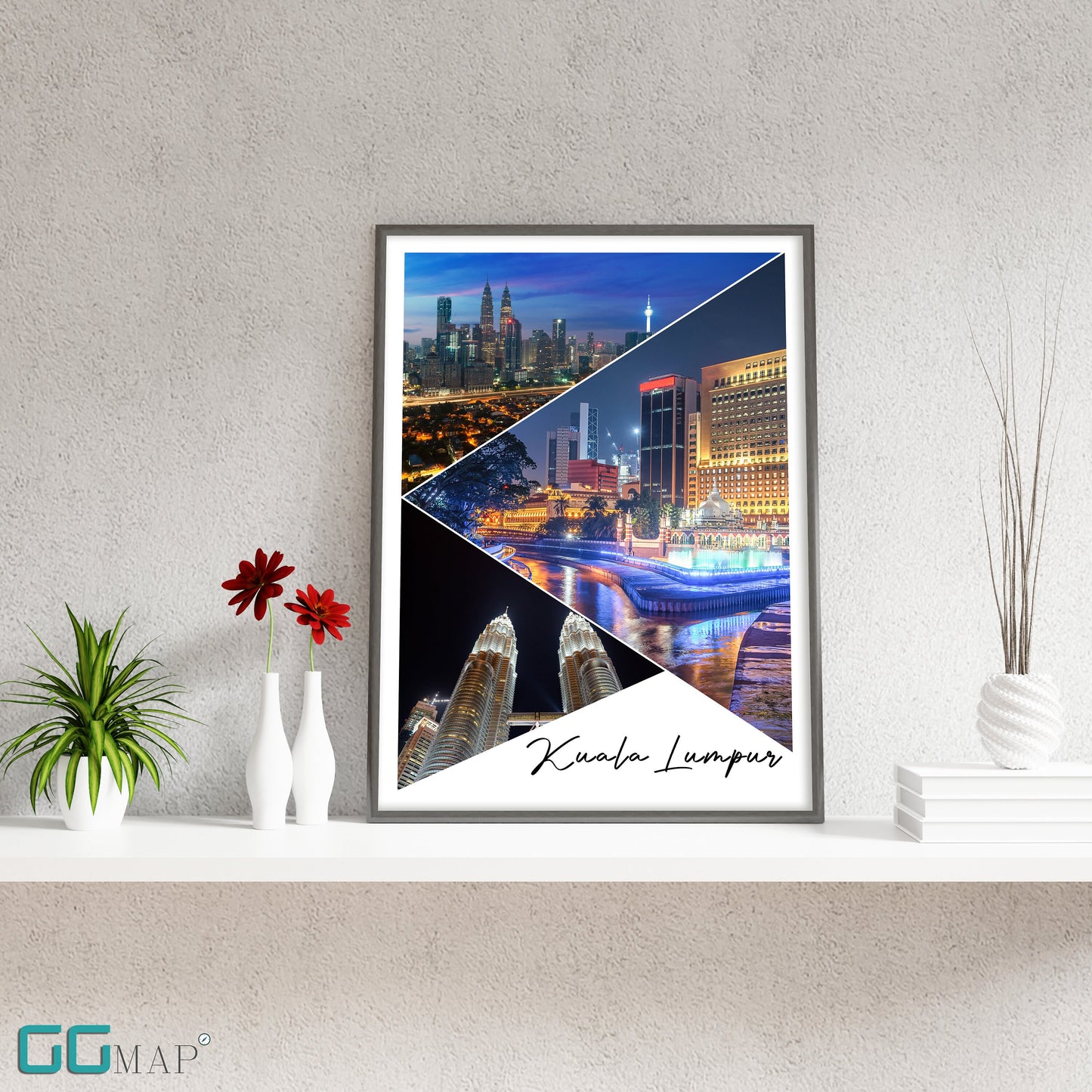 KUALA LUMPUR Story - Kuala Lumpur poster - Wall art - Home decor - Digital Print -