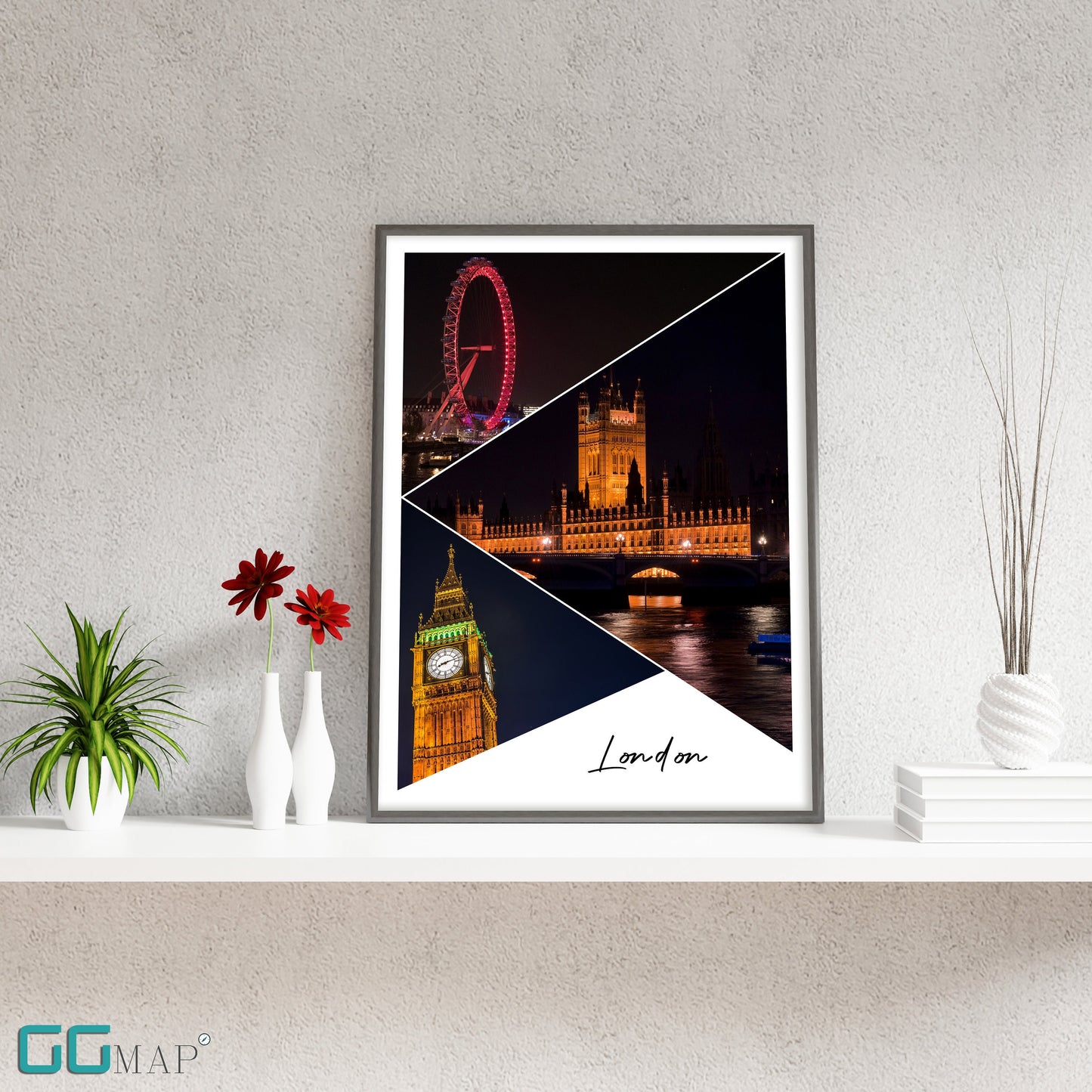 LONDON Story - London poster - Wall art - Home decor - Digital Print -