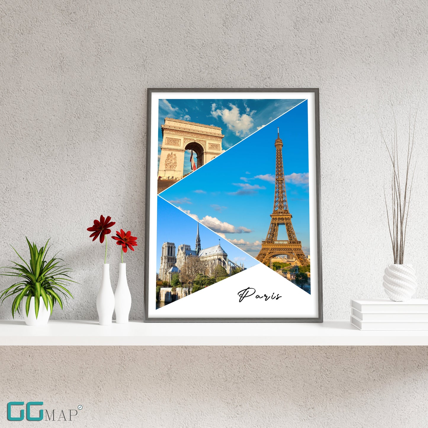 PARIS Story - Paris poster - Wall art - Home decor - Digital Print -