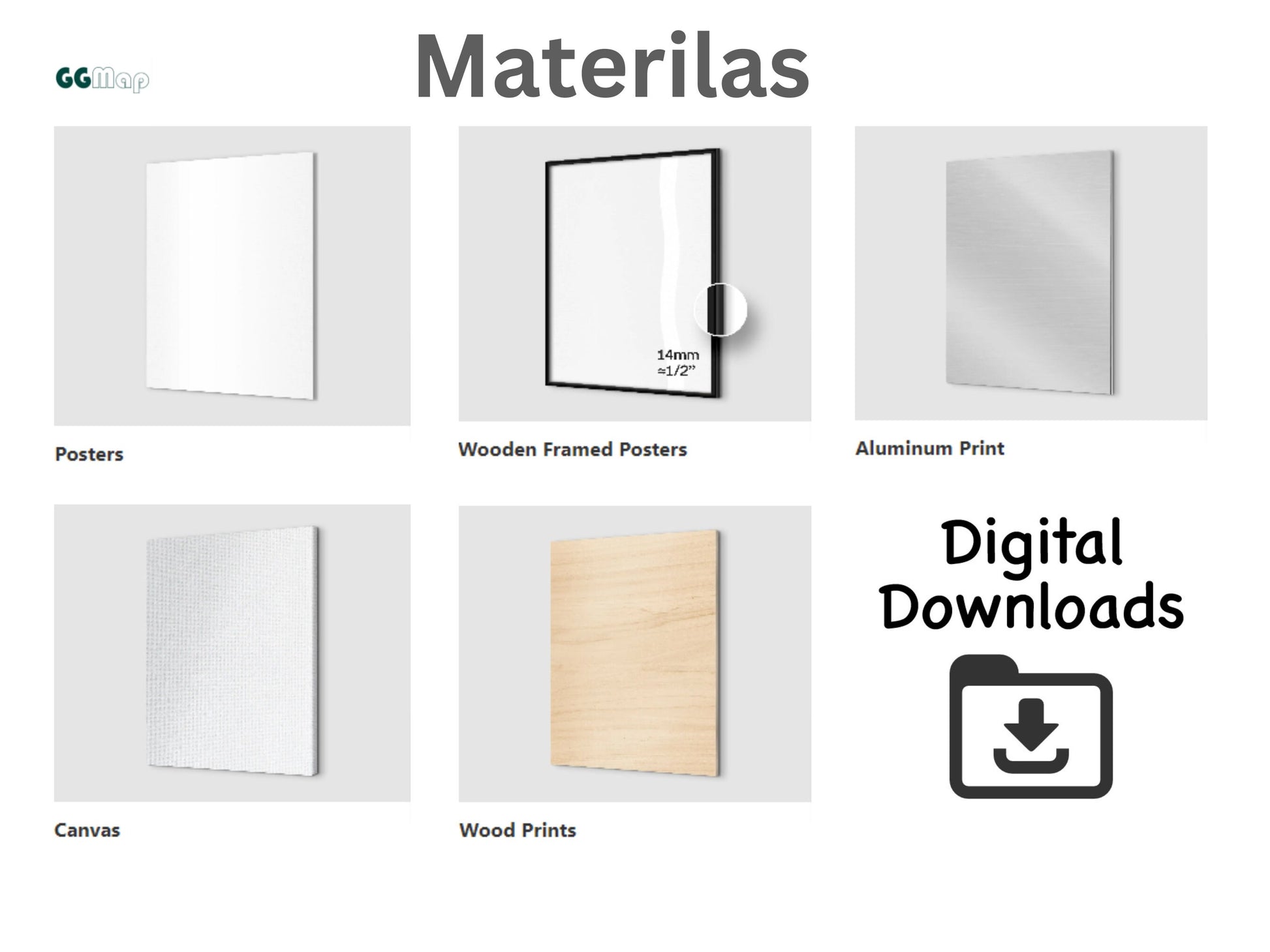 a series of images showing different types of materials